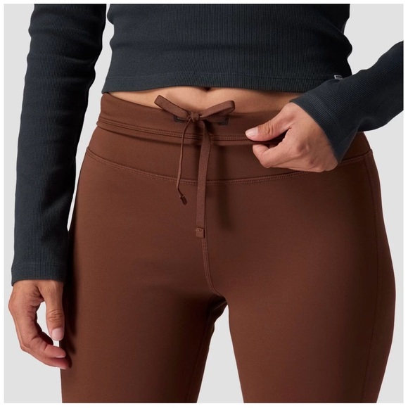 Stoic Fleece Lined Navy Blue Leggings - Picture 3 of 7